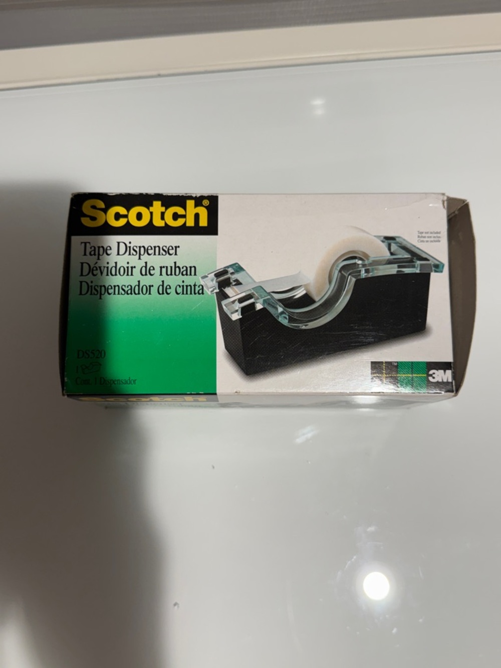 Scotch Black Tape Dispenser by 3M - Clear/Black